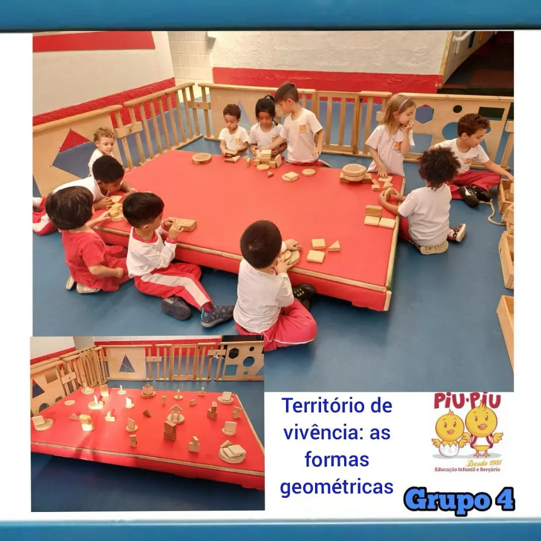 Crianças felizes na Escola Piu Piu Morumbi
