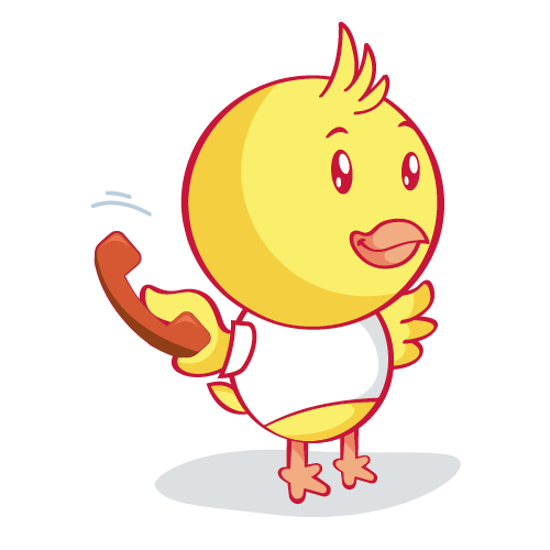Mascote da Escola Piu Piu - Entre em contato conosco