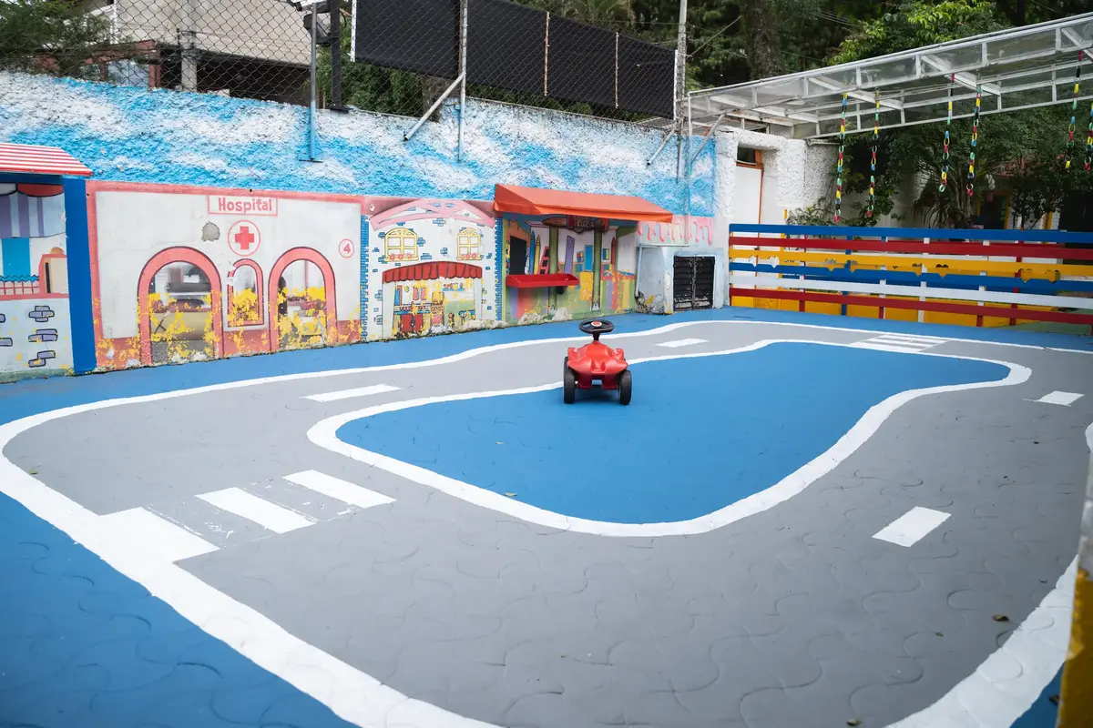Pátio da unidades Infantil Piu Piu
